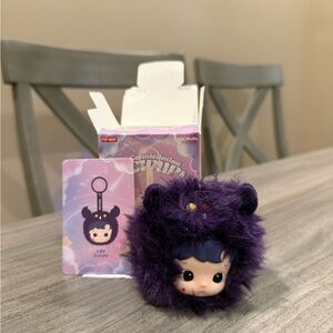 Purple Furry Key Holder